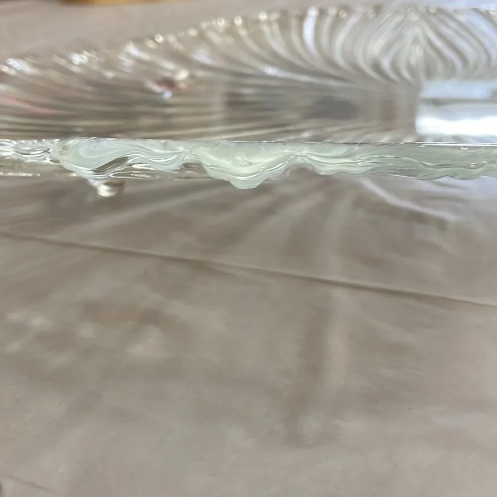 Vintage oval raised meat platter